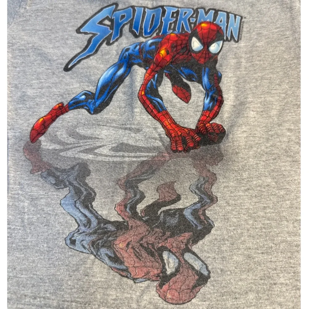 Vintage Y2K Mad Engine Marvel Spider-Man T Shirt 4T boy Graphic tee 2003 retro